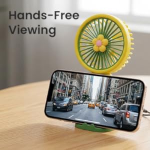 Mini Portable Rechargeable USB Hand Fan: 3 Speed