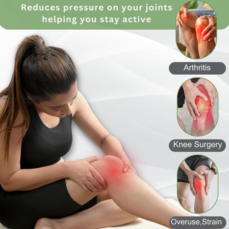 Knee Compression Sleeve, Support for Sports Workout (1pc)