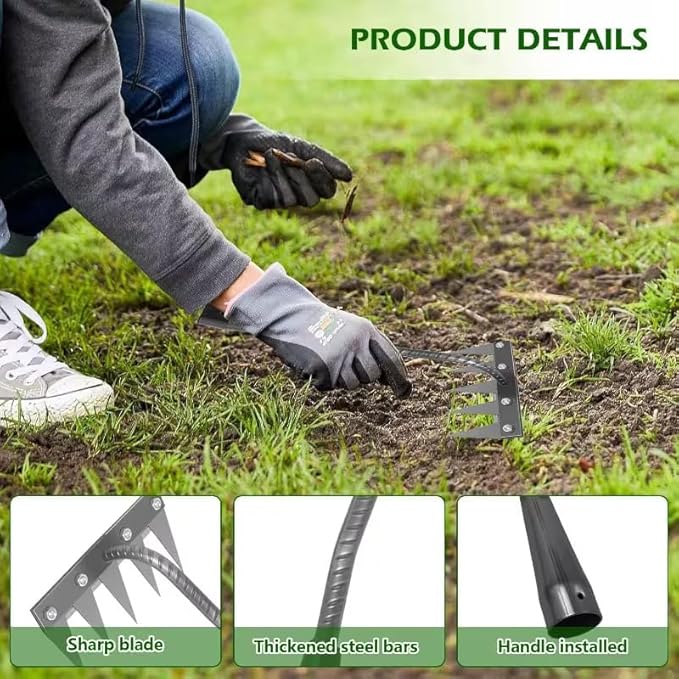 Iron Rake for Gardening and Weeding