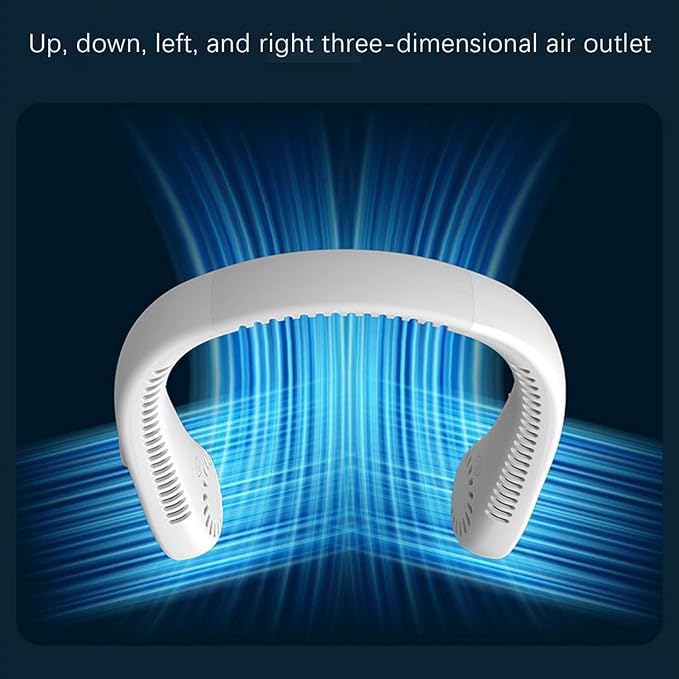 Portable Neck Fan, Hands Free Bladeless Fan