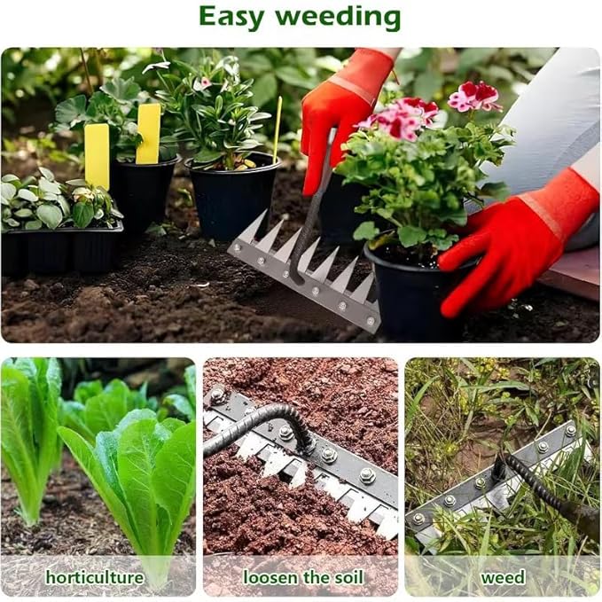 Iron Rake for Gardening and Weeding