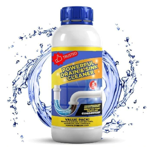 Drain and Sink Cleaner for Blocked Pipes, (Pack of 4)