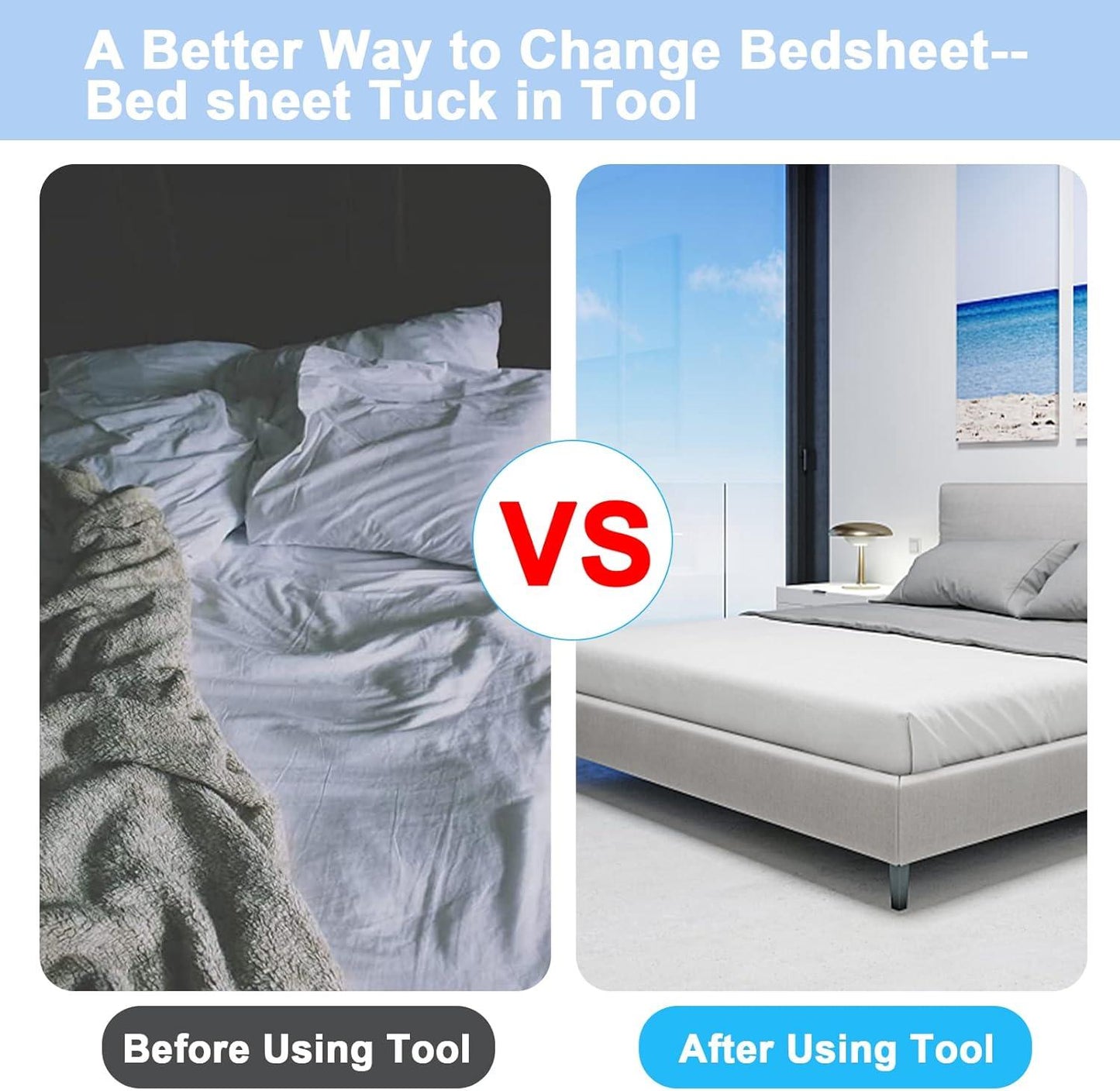 Mattress Lifter, Bedsheet Tucker